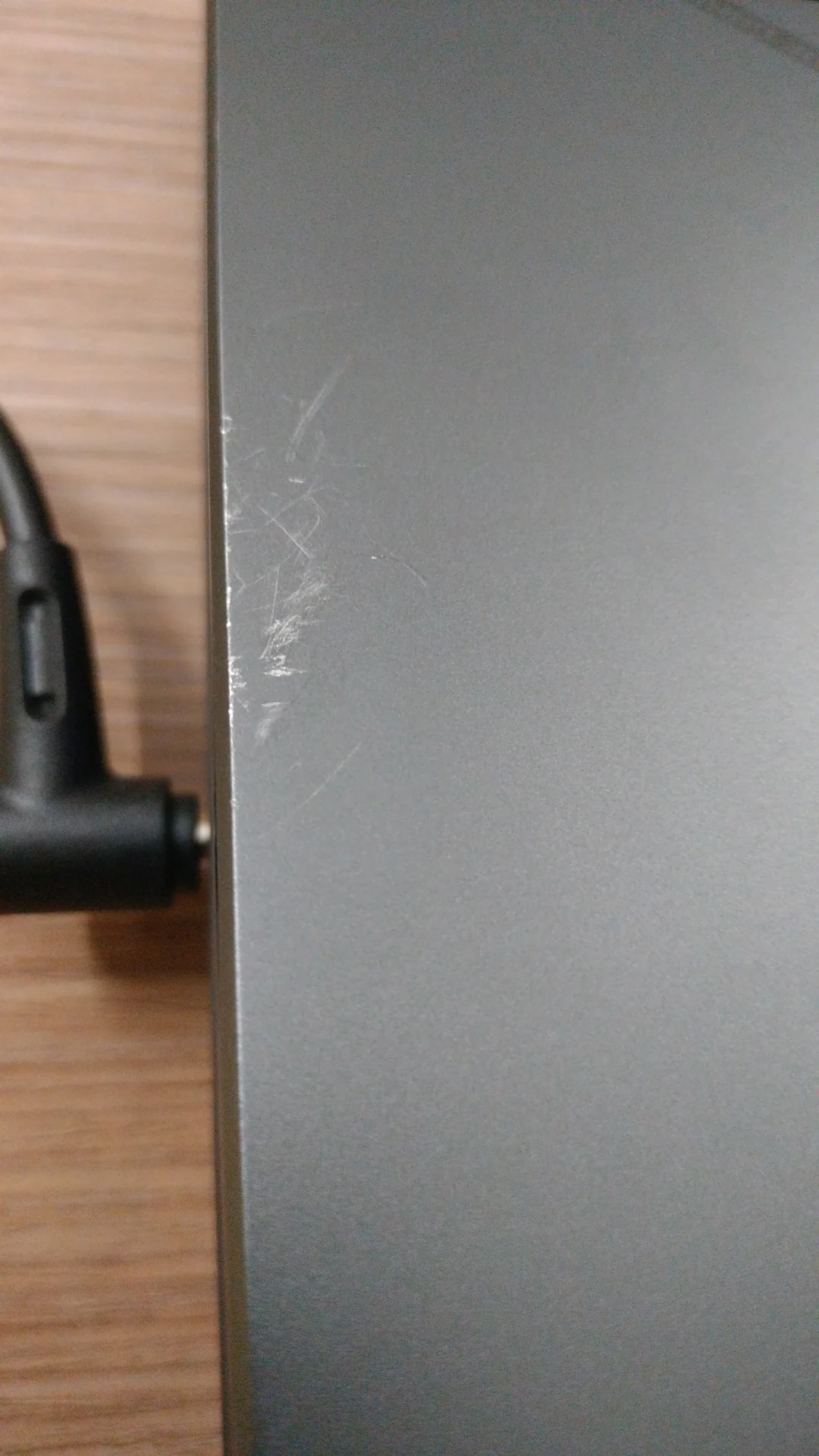 Scratched Laptop